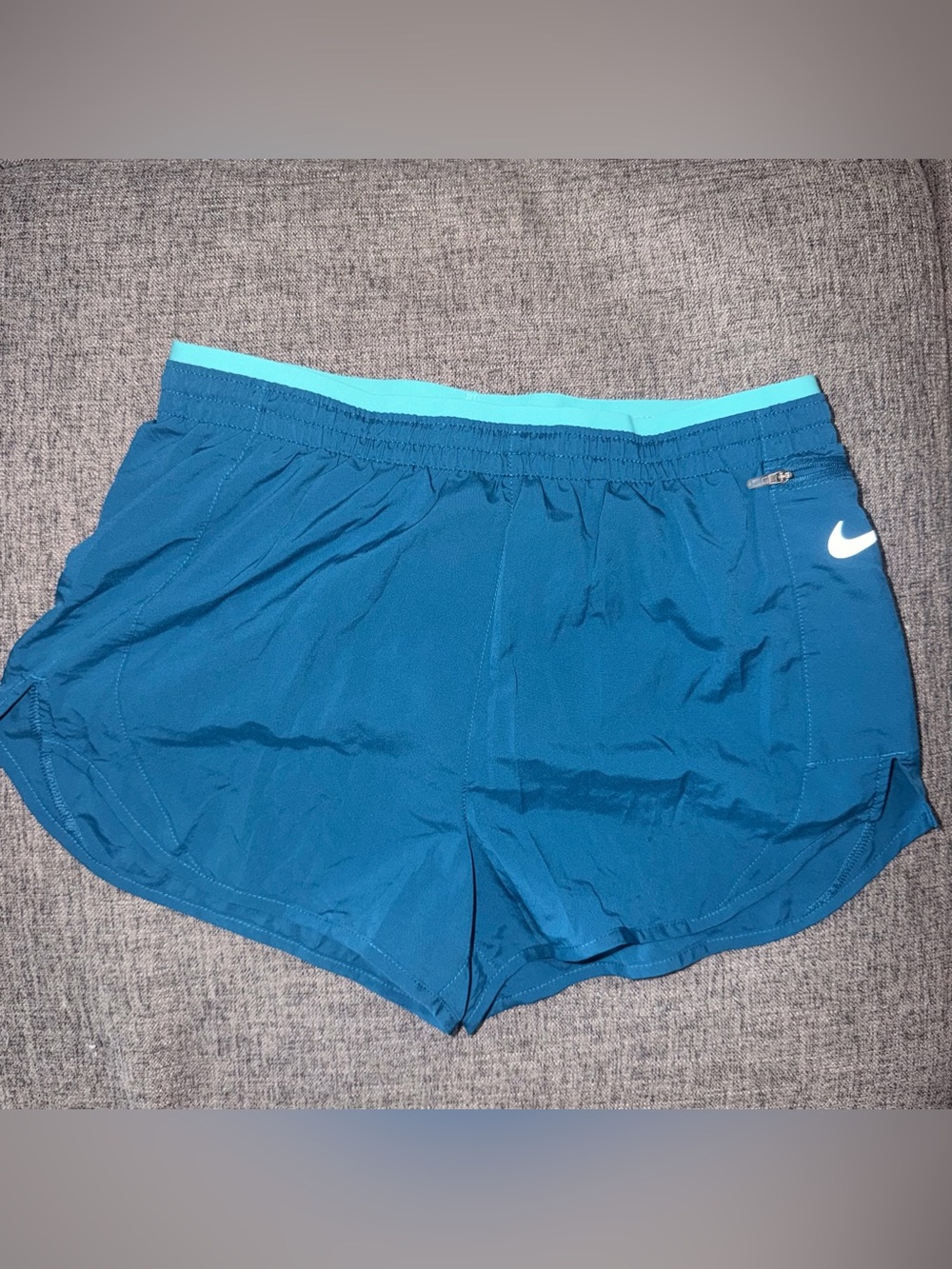 Nike Running Shorts - Size Medium - Turquoise Blue
